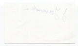 Sebadoh - John Loewenstein Signed 3x5 Index Card Autographed Signature