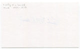 Lindy McDaniel Signed 3x5 Index Card Autographed MLB Baseball New York Yankees