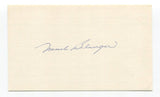 Mark Belanger Signed 3x5 Index Card Autographed MLB Baseball Baltimore Orioles
