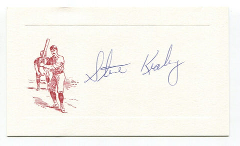 Steve Kealey Signed Card Autograph MLB Baseball Roger Harris Collection