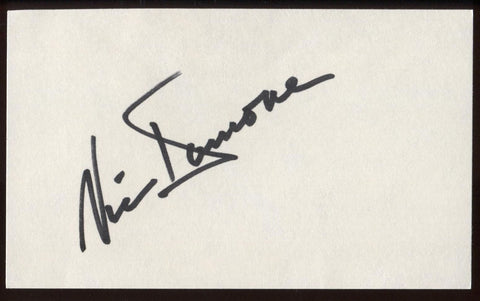 Vic Damone Signed Index Card  Autographed Signature AUTO From 1992