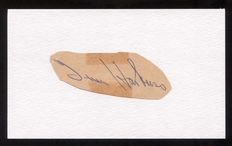 Tim Harkness Signed Cut Autographed Index Card Circa 1962 Baseball Signature