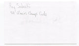 Ray Sadecki Signed 3x5 Index Card Autographed Baseball 1964 St Louis Cardinals