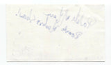 Patrick McKenna Signed 3x5 Index Card Autographed Signature Actor Comedian