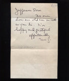 Lee Gershwin - Mrs. Ira Gershwin - Signed Letter Vintage Autographed Note