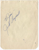 1955 Jack Shepard Signed Album Page Vintage Autographed Pittsburgh Pirates Team