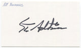 Steve Adkins Signed 3x5 Index Card Autograph Signature MLB New York Yankees 1990