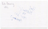 Bob Breunig Signed 3x5 Index Card Autographed Dallas Cowboys Super Bowl