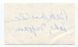 Beth Anne Cole Signed 3x5 Index Card Autographed Actress Singer Grease