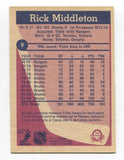 1984 O-Pee-Chee Rick Middleton Signed Card Hockey NHL AUTO #9 Boston Bruins