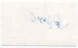 Jan Maxwell Signed 3x5 Index Card Autographed Actress Law and Order Gossip Girl