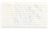 Ted Reader Signed 3x5 Index Card Autographed Canadian Chef Cooking Personality