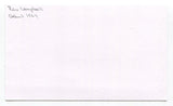 Ron Campbell Signed Cut Index Card Autographed Baseball 1946 Chicago Cubs