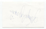 Randy Brown Signed 3x5 Index Card Autograph Signature NBA Chicago Bulls