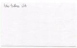 Eddie Bockman Signed 3x5 Index Card Autographed New York Yankees Debut 1946 MLB