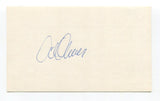 Al Oliver Signed 3x5 Index Card Autographed Baseball MLB Pittsburgh Pirates