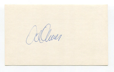 Al Oliver Signed 3x5 Index Card Autographed Baseball MLB Pittsburgh Pirates