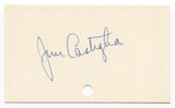 Jim Castiglia Signed 3x5 Index Card Baseball Autographed Signature Athletics
