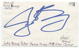 Jake Busey Signed 3x5 Index Card Autographed Signature Actor Starship Troopers