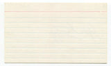 Joe Stripp Signed 3x5 Index Card Autographed Signature Baseball