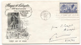 Francoise Giroud Signed FDC Autographed French Journalist Politician Signature