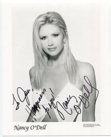 Nancy O'Dell Signed 8x10 Photo Autographed Signature Host Entertainment Tonight