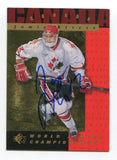 1995 Upper Deck Jamie Rivers Signed Card Hockey Autograph AUTO #141 Canada