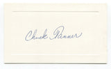 Chuck Tanner Signed Card Autograph MLB Baseball Roger Harris Collection