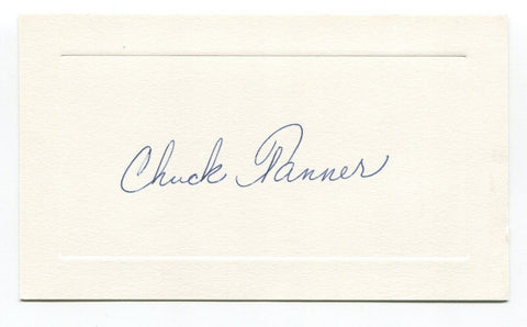 Chuck Tanner Signed Card Autograph MLB Baseball Roger Harris Collection