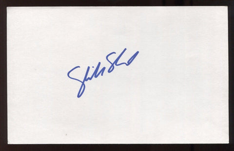 Cybill Shepherd Signed 5x8 Inch Index Card HUGE Autographed Signature 