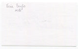 Ernie Broglio Signed 3x5 Index Card Autographed MLB Baseball St. Louis Cardinals