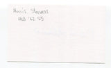 Morrie Steevens Signed 3x5 Index Card Autographed MLB Baseball Chicago Cubs