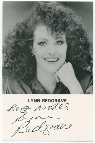 Lynn Redgrave Signed Photo Vintage Autographed Signature Actress