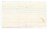 Londonbeat Jimmy Helms Signed 3x5 Index Card Autographed Signature