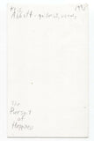 The Pursuit of Happiness - Kris Abbott Signed 3x5 Index Card Autographed