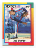 1990 Topps Bill Sampen Signed Card Baseball Autograph MLB AUTO #108T