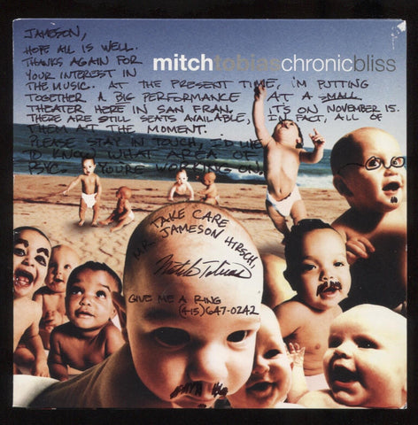 Mitch Tobias Signed CD Album Cover Autographed Chronic Bliss