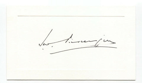Jack Pickersgill Signed Card Autographed Signature Canadian Politician Author