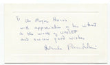 Helenka Pantaleoni Signed Card Autographed Signature UNICEF Tea Lenoi's Grandma