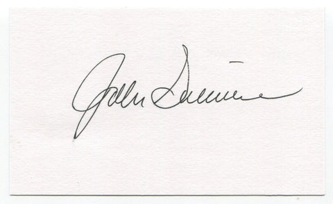 John Sullivan Signed 3x5 Index Card Autographed Baseball MLB Detroit Tigers