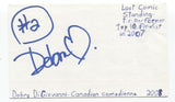 Debra DiGiovanni Signed Index 3x5 Card Autographed Signature Actress Comedian