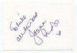 Joanna Riding Signed Page Autographed Signature Inscribed "To Mike"