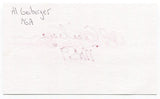 Al Geiberger Signed 3 x 5 Index Card Autographed Golf PGA Champion 1966