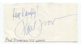 Paul Provenza Signed 3x5 Index Card Autographed Signature Comedian Comic Actor