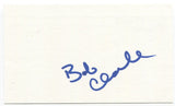 Bob Clarke Signed 3x5 Index Card Autographed NHL Hockey Philadelphia Flyers HOF