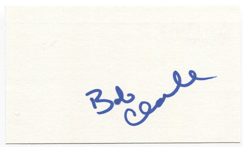 Bob Clarke Signed 3x5 Index Card Autographed NHL Hockey Philadelphia Flyers HOF