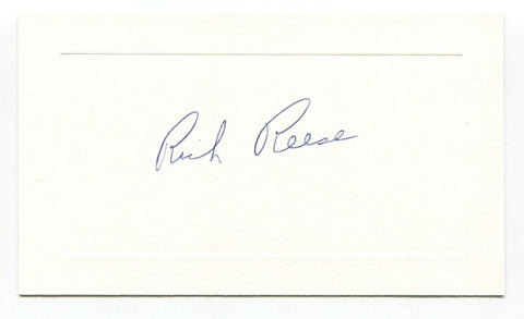 Rich Reese Signed Card Autograph Baseball MLB Roger Harris Collection