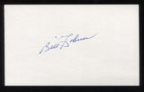 Bill Johnson Signed 3 x 5 Inch Index Card Autographed Baseball Signature