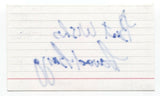 Howard Busgang Signed 3x5 Index Card Autographed Signature Actor Comedian