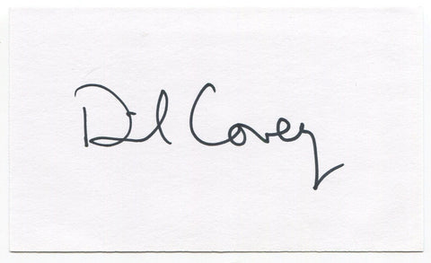 Dick Covey Signed 3x5 Index Card Autographed Signature NASA Astronaut Pilot